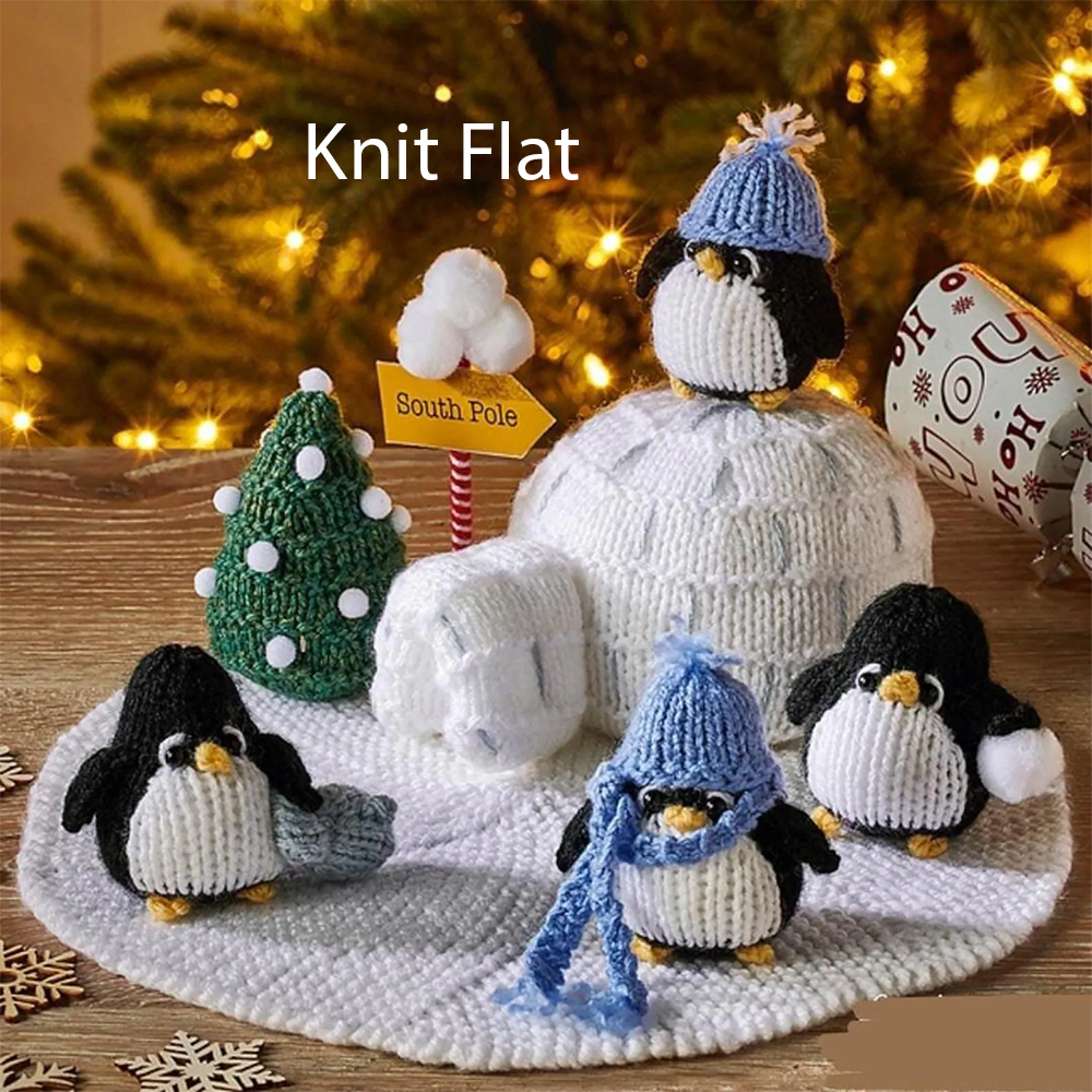 Knitting Pattern Penguin South Pole Party 