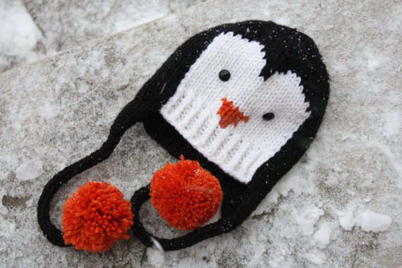 Penguin Hat Knitting Pattern