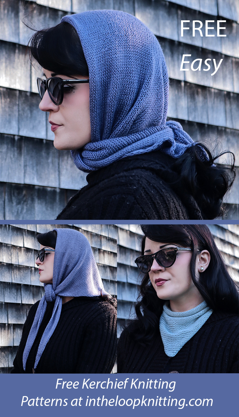 Free Easy Head Scarf Knitting Pattern Penny Plain Scarf