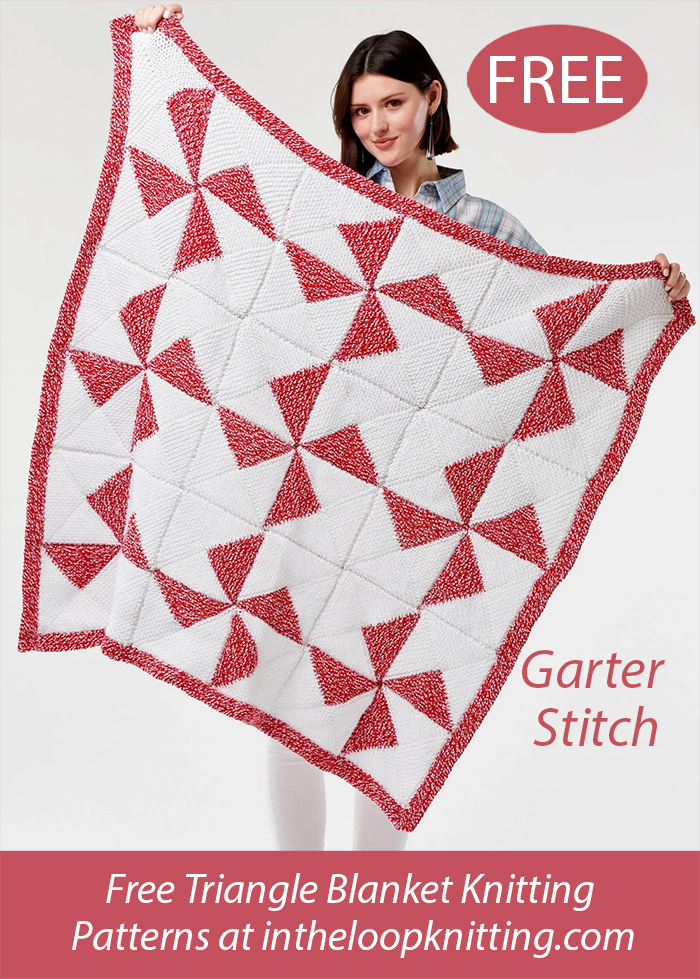 Free Peppermint Blanket Knitting Pattern