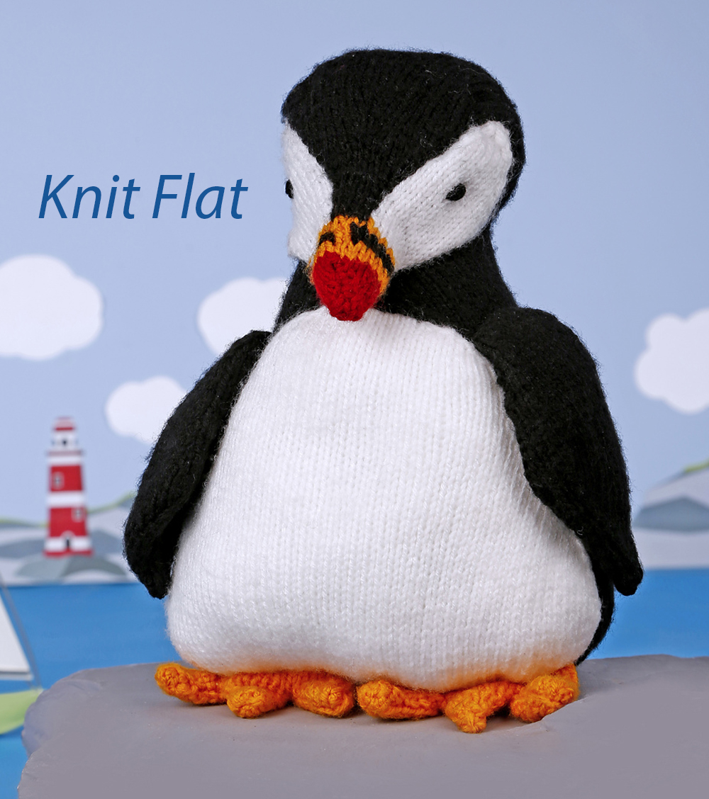 Percival Puffin Free Knitting Pattern