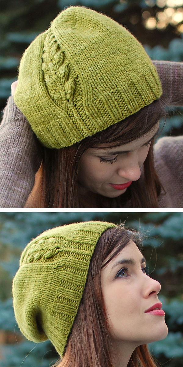 Knitting Pattern for One Skein Perennial Hat