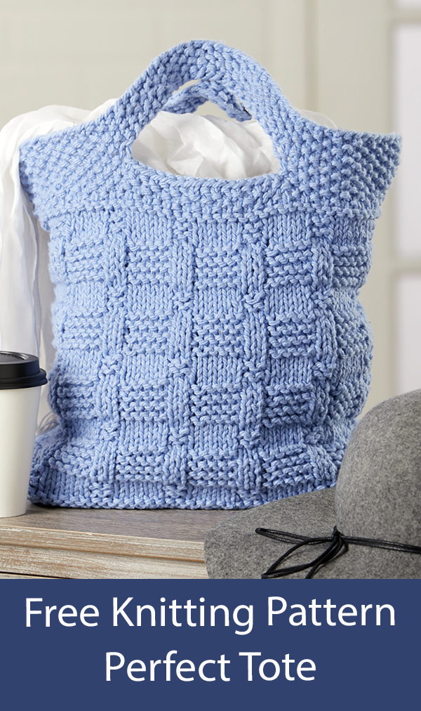 Free Knitting Pattern Perfect Tote Bag