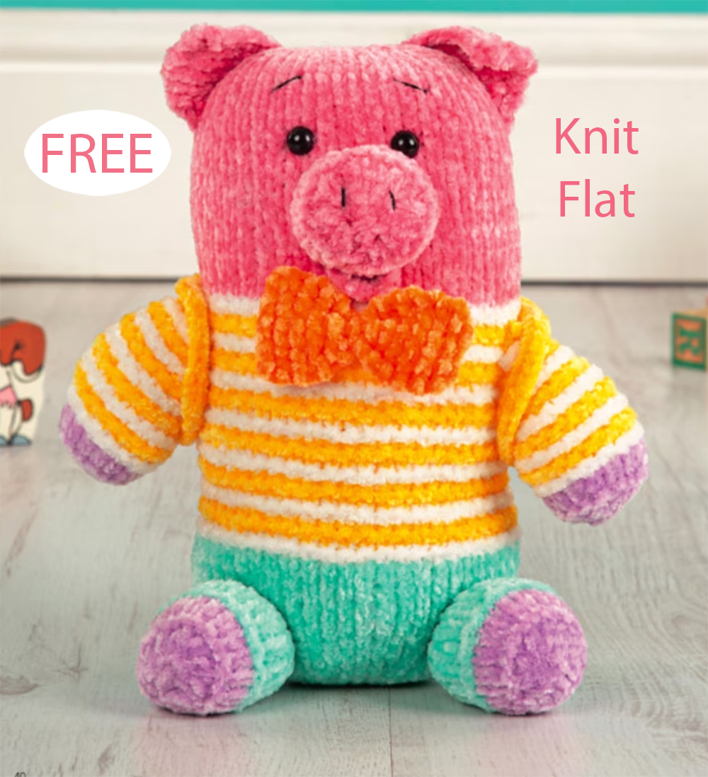 Free Pig Knitting Pattern Peter Pig