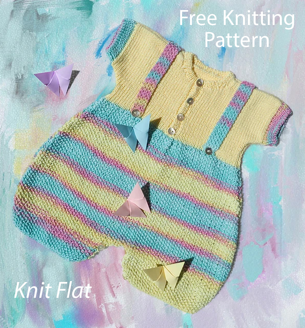 Free Petit Bloom Romper Knitting Pattern