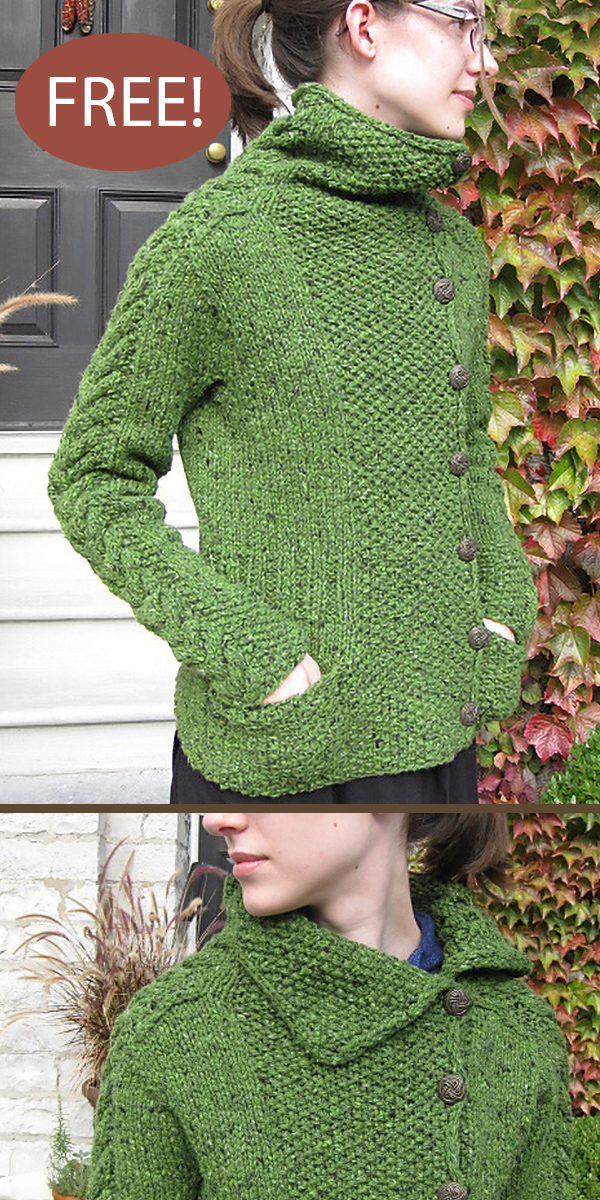 Asymmetric Cardigan Knitting Patterns In the Loop Knitting