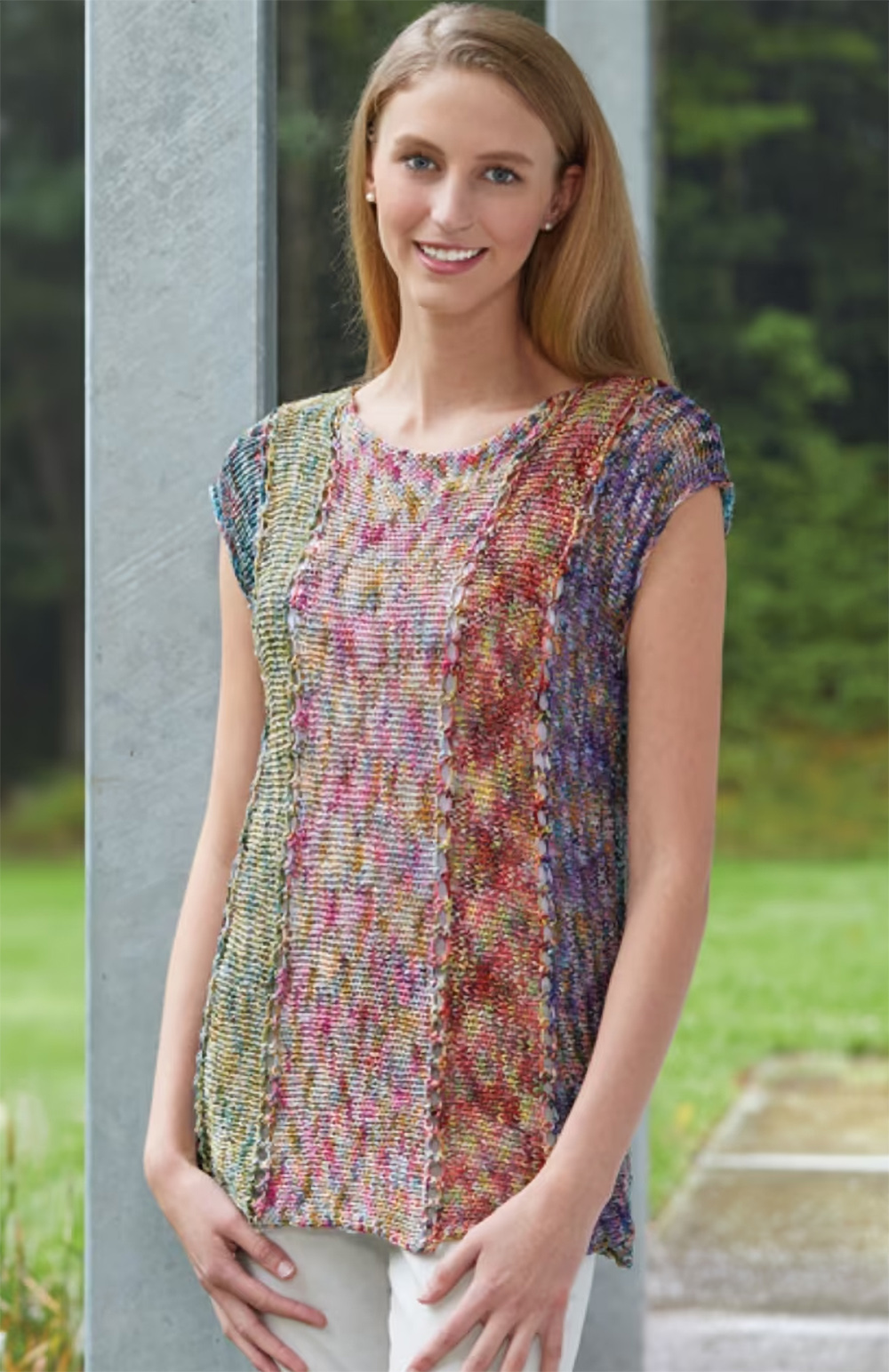 Petunia Sweater Tee Top Knitting Pattern
