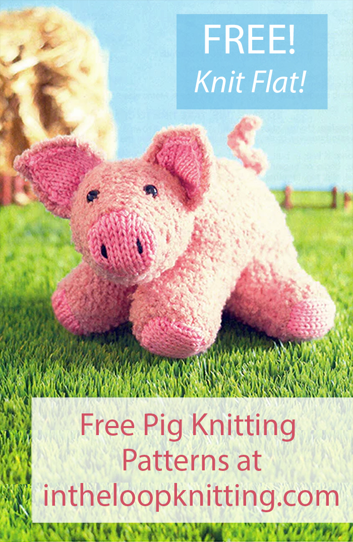 Free Pig Knitting Pattern Petunia the Piglet