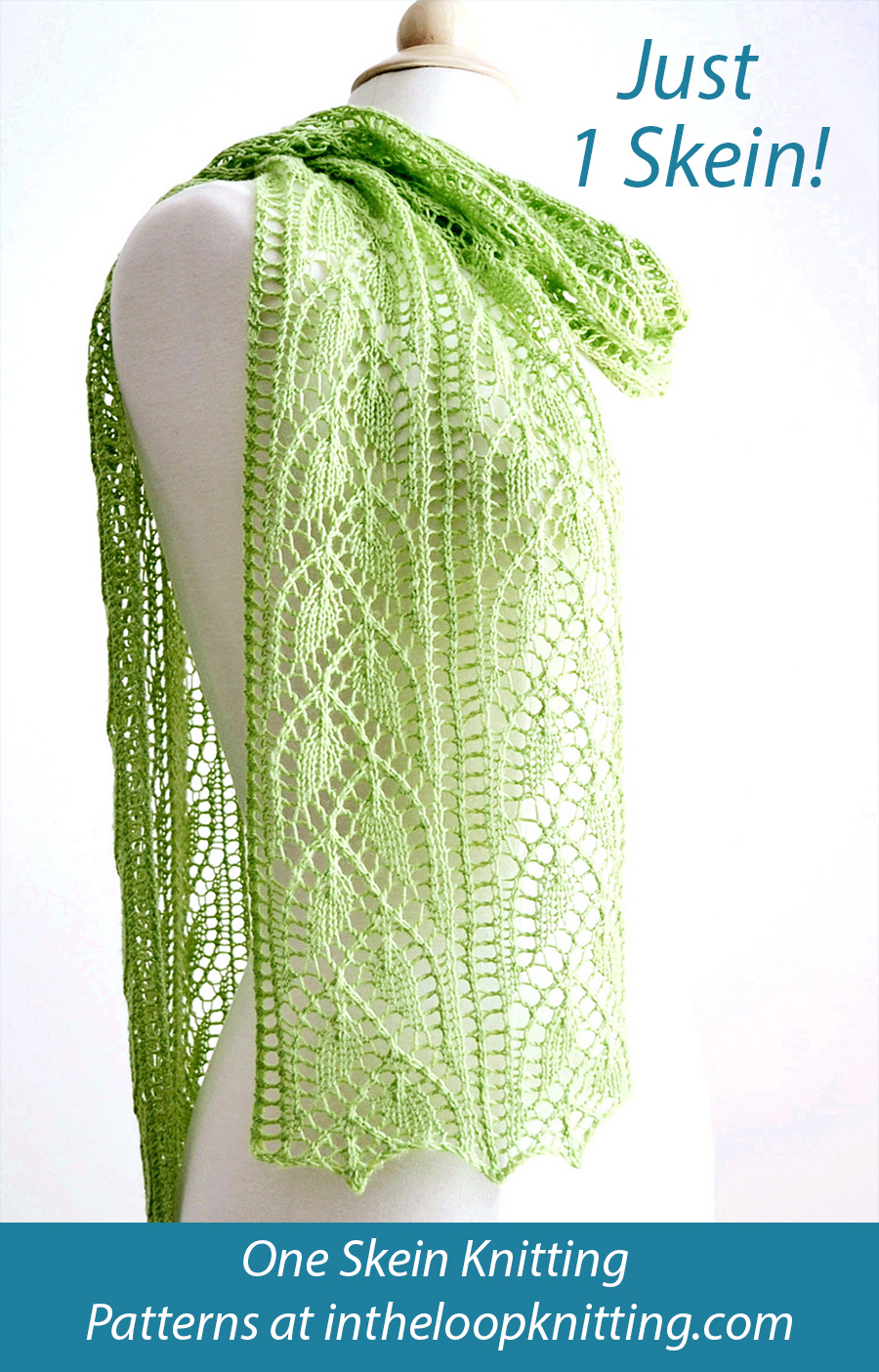 One Skein Scarf Knitting Pattern Philodendra