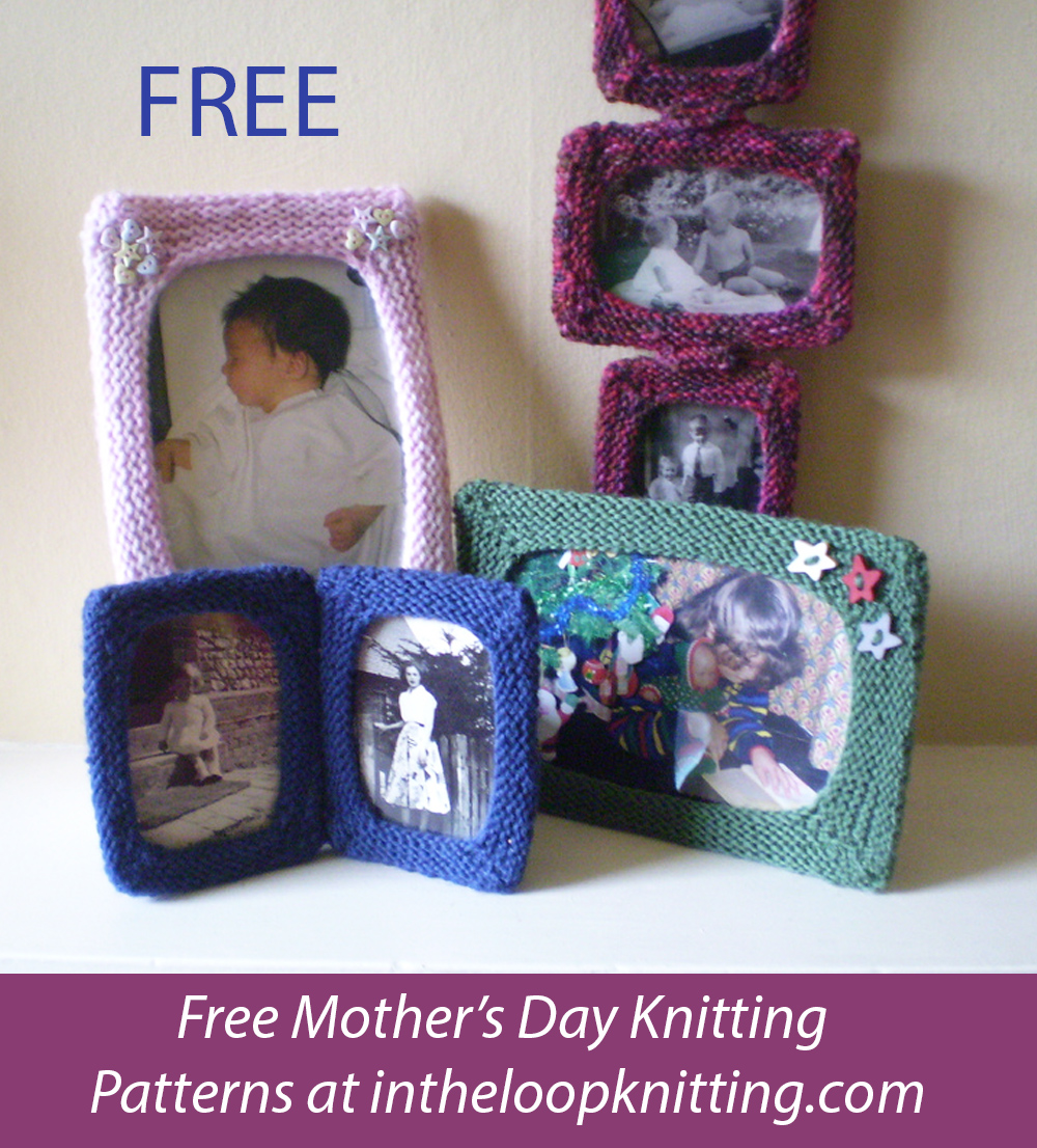 Free Photo Frames Knitting Pattern