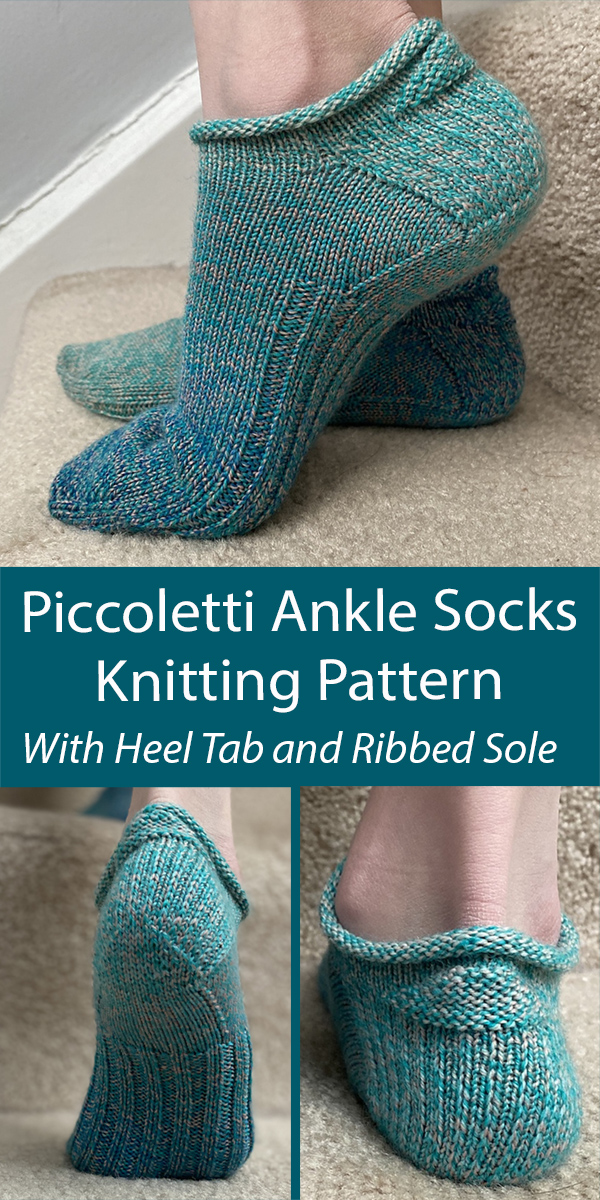 Ankle Socks Knitting Pattern Piccoletti Ankle Socks