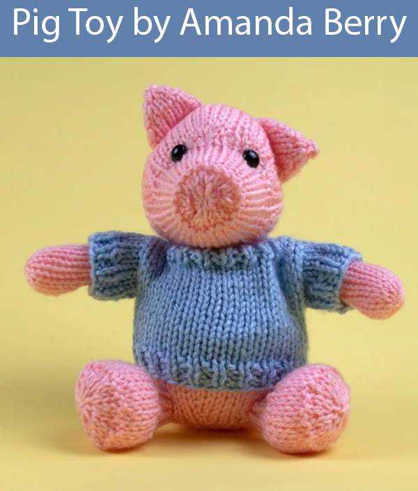 Knitting Pattern for Pig by Amanda Berry