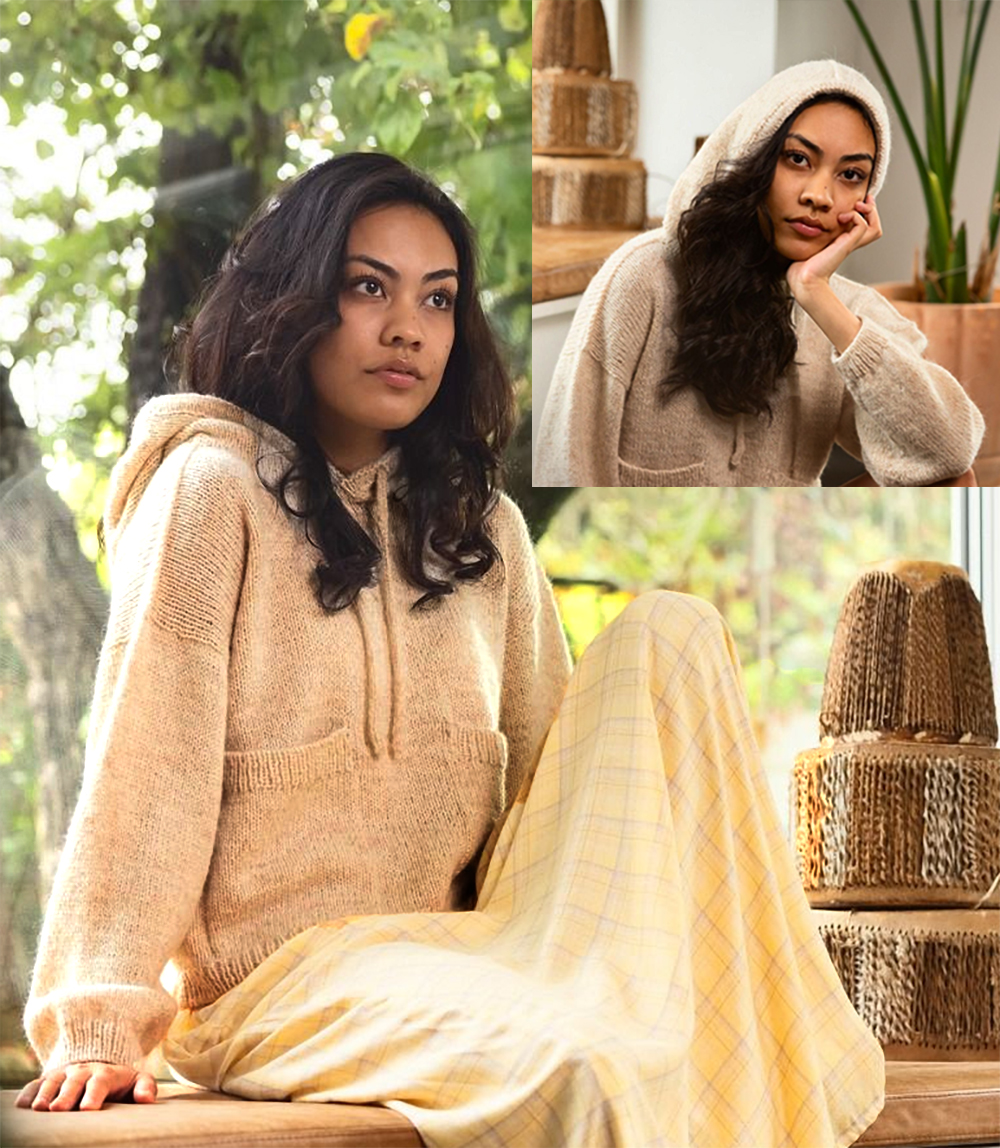 Free Hoodie and Shorts Knitting Pattern Pilgrim Sweater and Estella Pants