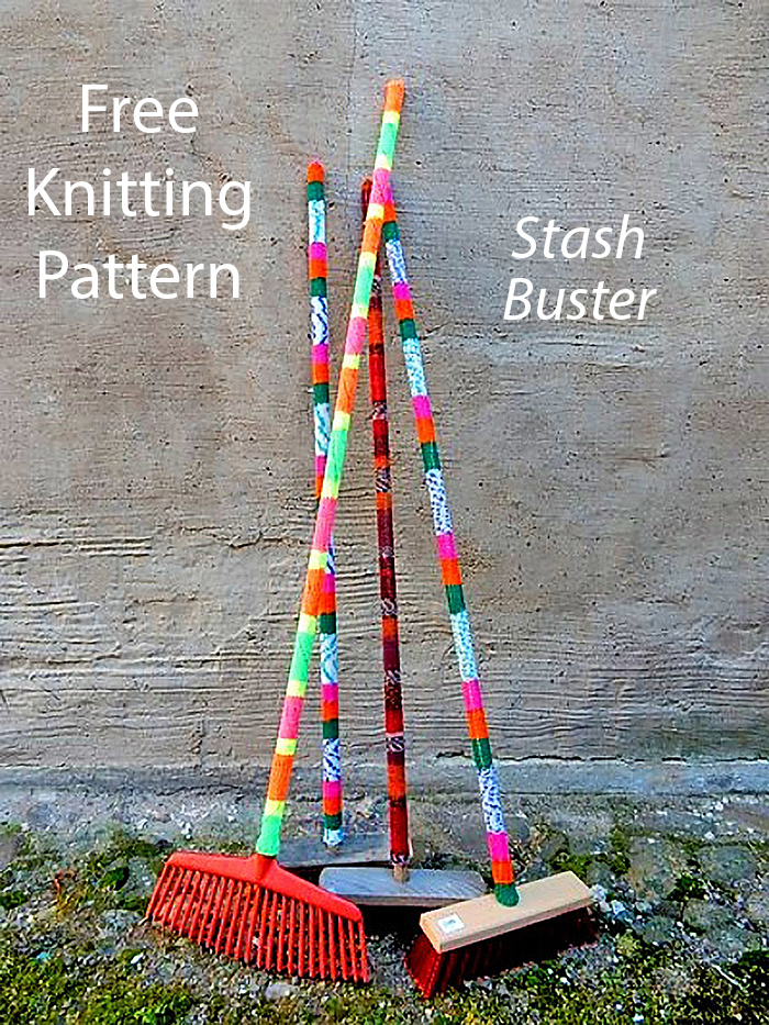 Free Broom Cozy Knitting Pattern