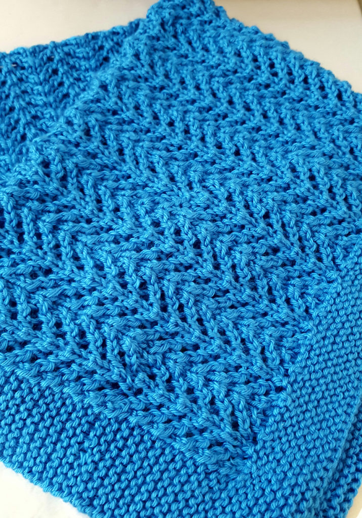 Knitting Pattern for Pine Forest Baby Blanket