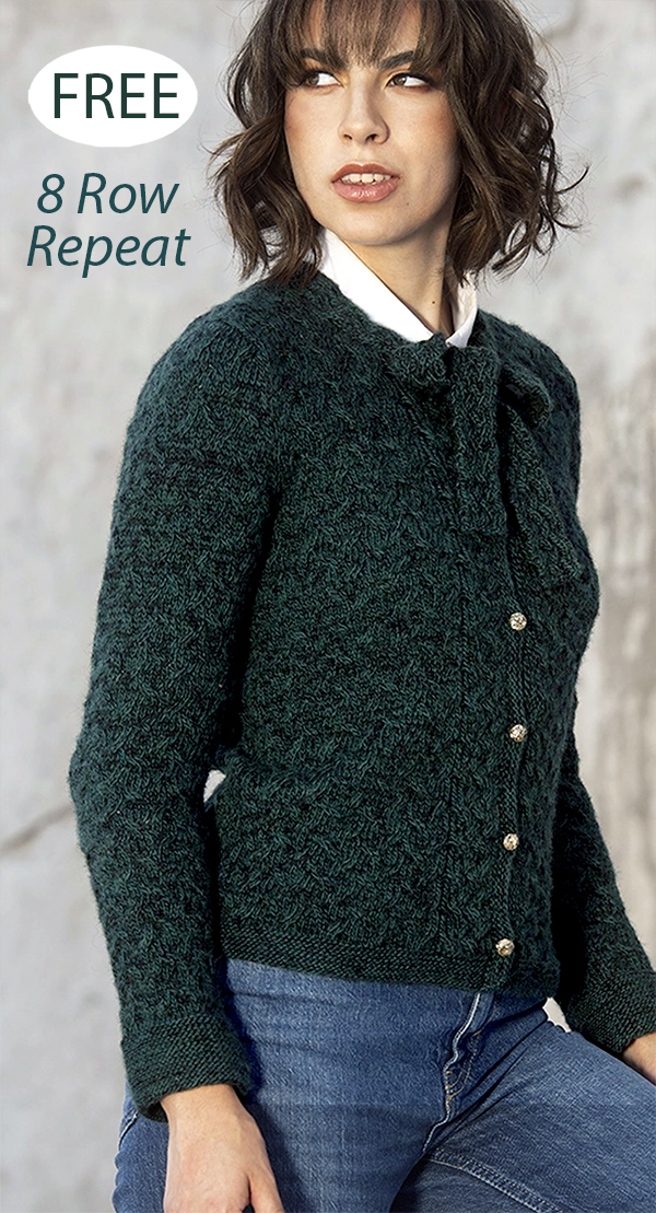 Free Pinebough Cardigan Knitting Pattern