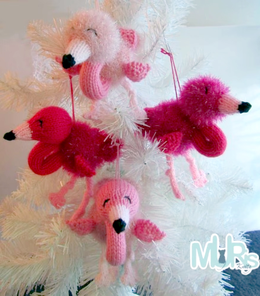 Free Pink Flamingos Knitting Pattern 