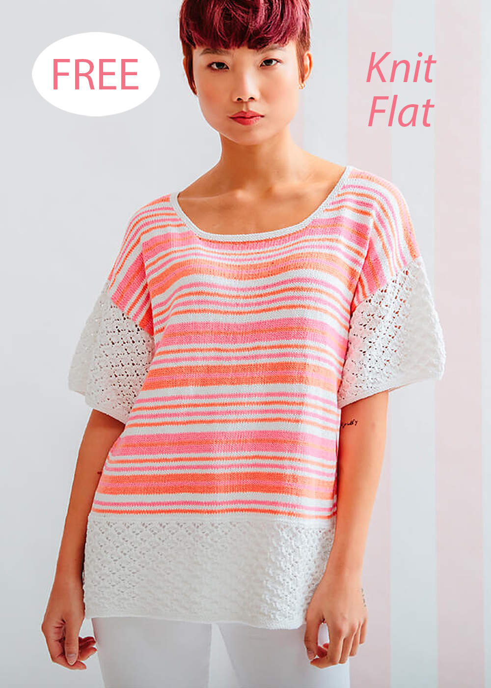 Free Knitting Pattern Pink Lemonade Top