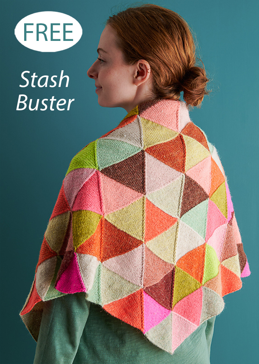 Free Stash Buster Pirouette Shawl Knitting Pattern 