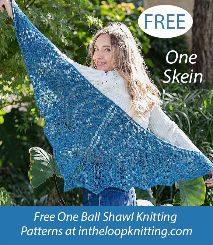 Free Piura Shawl One Skein Knitting Pattern
