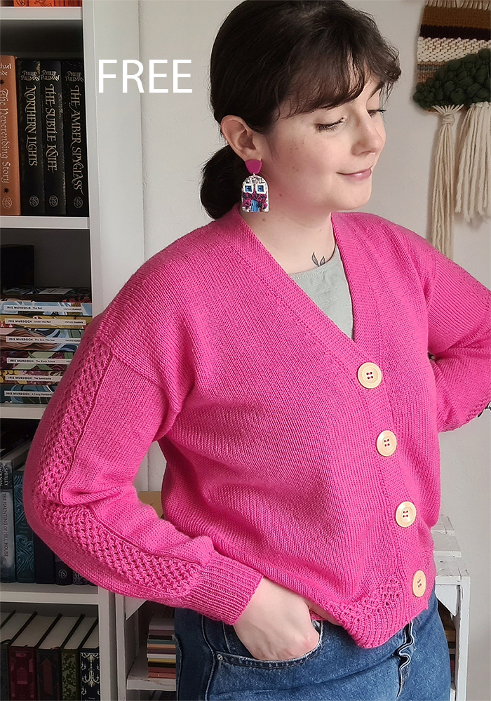 Free Pivoine Cardigan Knitting Pattern