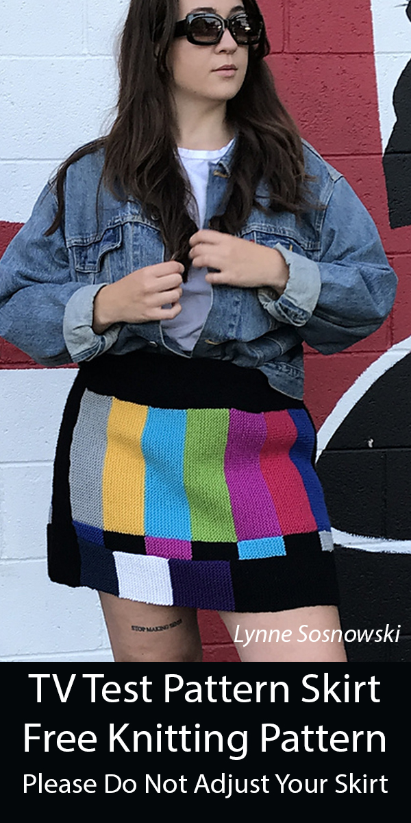 Free Skirt Knitting Pattern Please Do Not Adjust Your Skirt