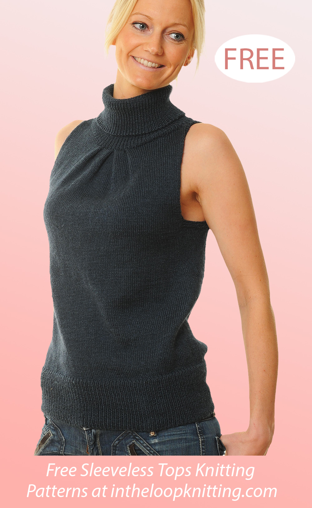 Pleated Top  Knitting Pattern
