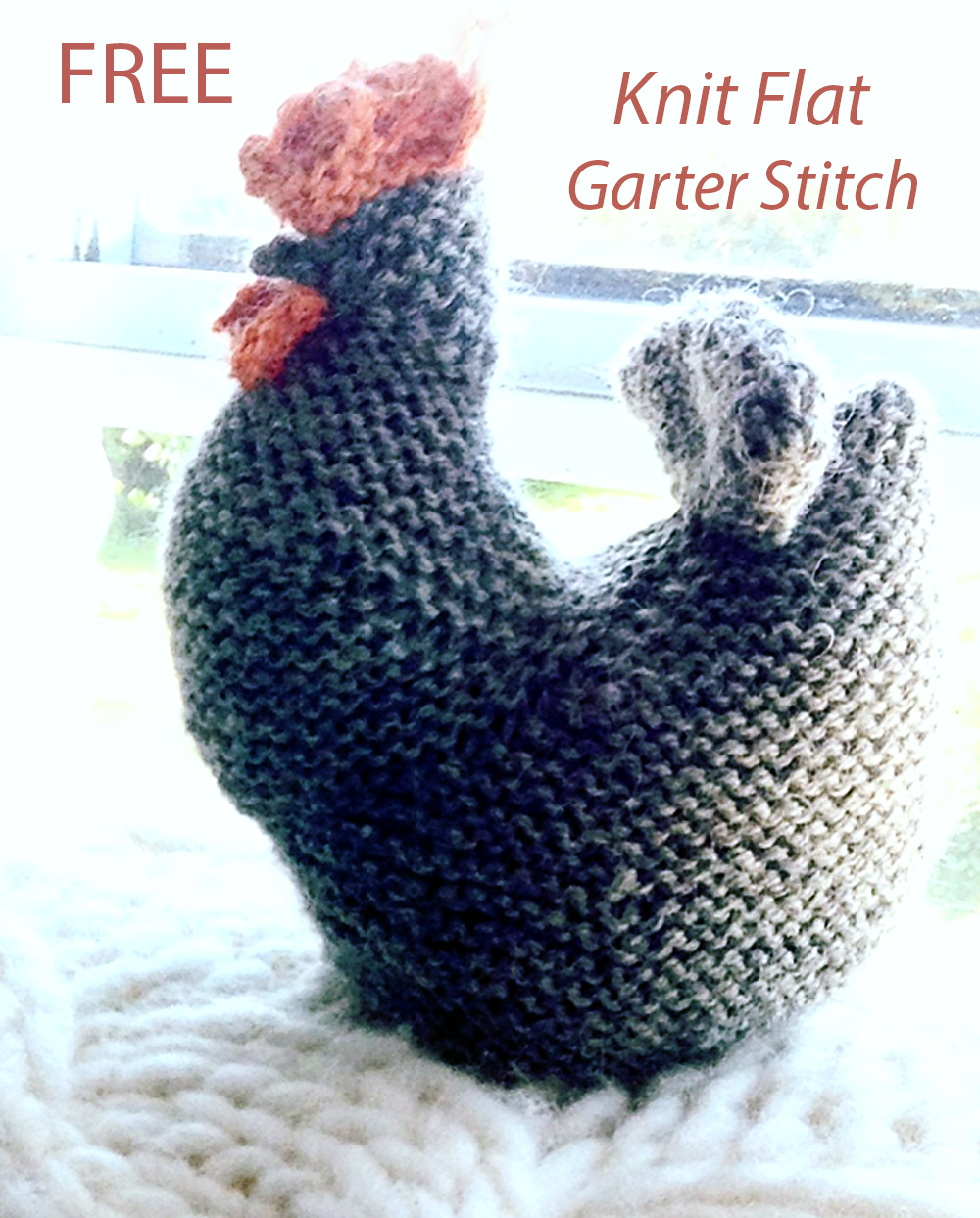 Free Plucky Hen Chickens Knitting Pattern