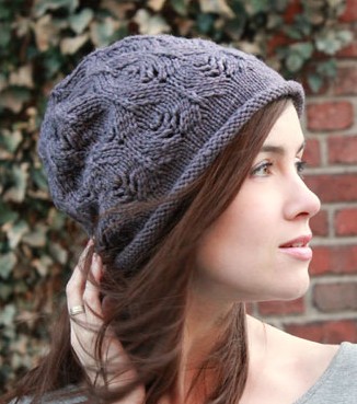 slouchy knit hat