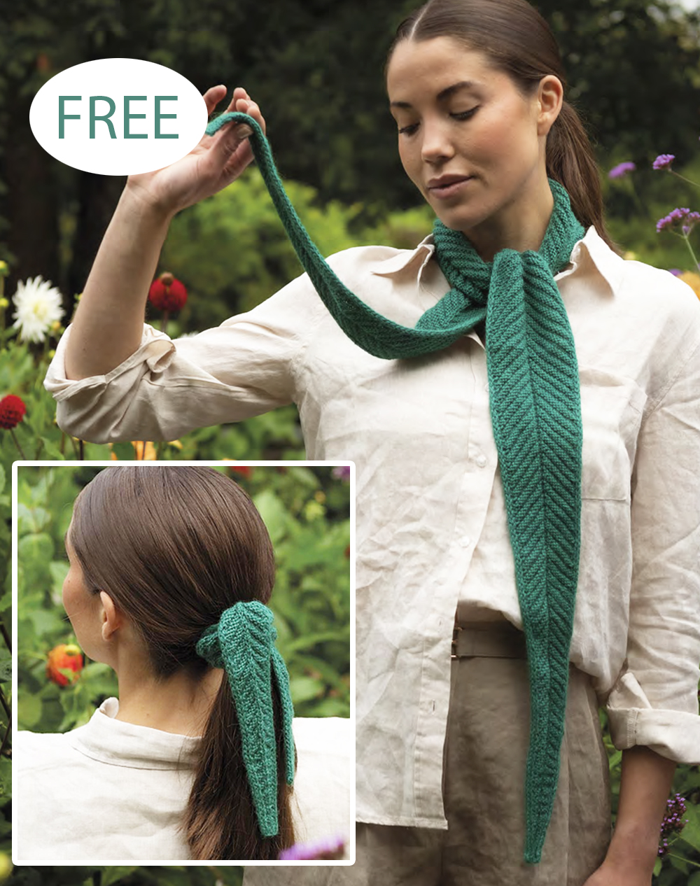Free Plym Scarf Knitting Pattern