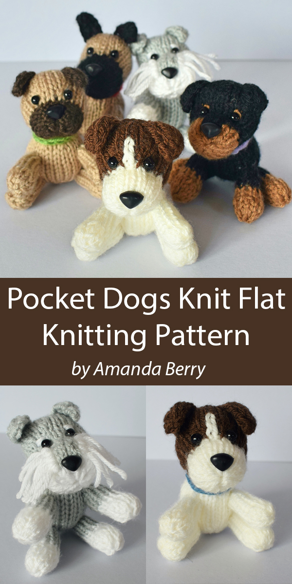 Pocket Dogs Knitting Pattern