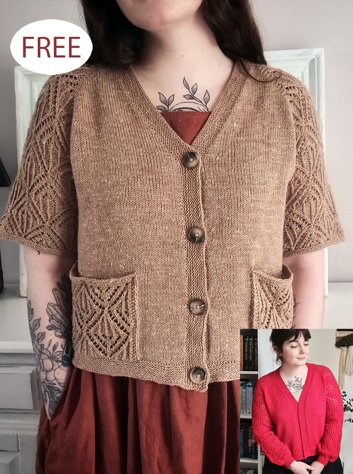 Free Mataky Winter Cardigan Knitting Pattern