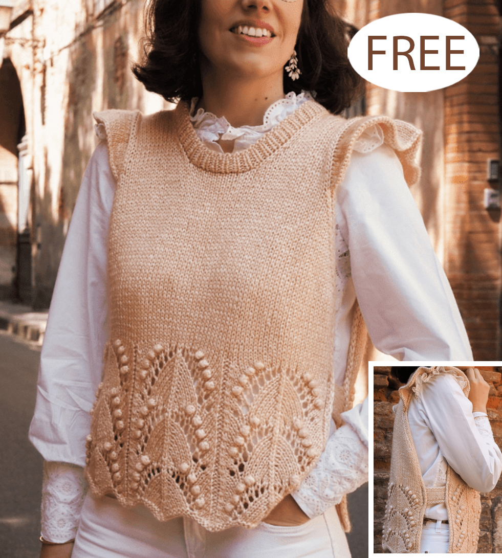 Free Poema Slipover Knitting Pattern