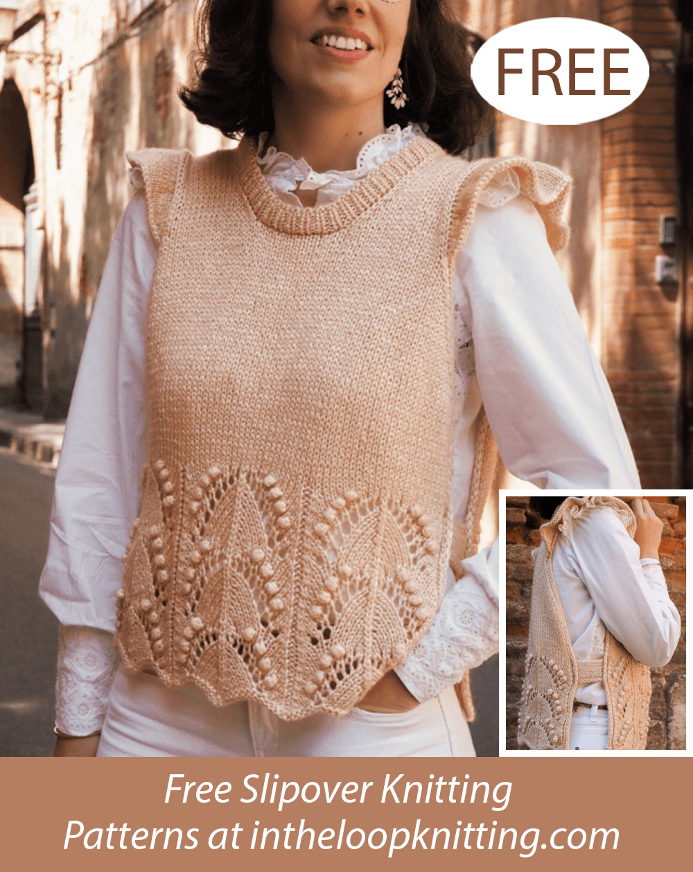 Free Poema Slipover Knitting Pattern