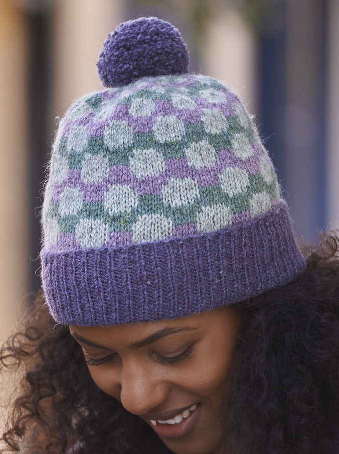 Free Knitting Pattern for Pointillist Hat