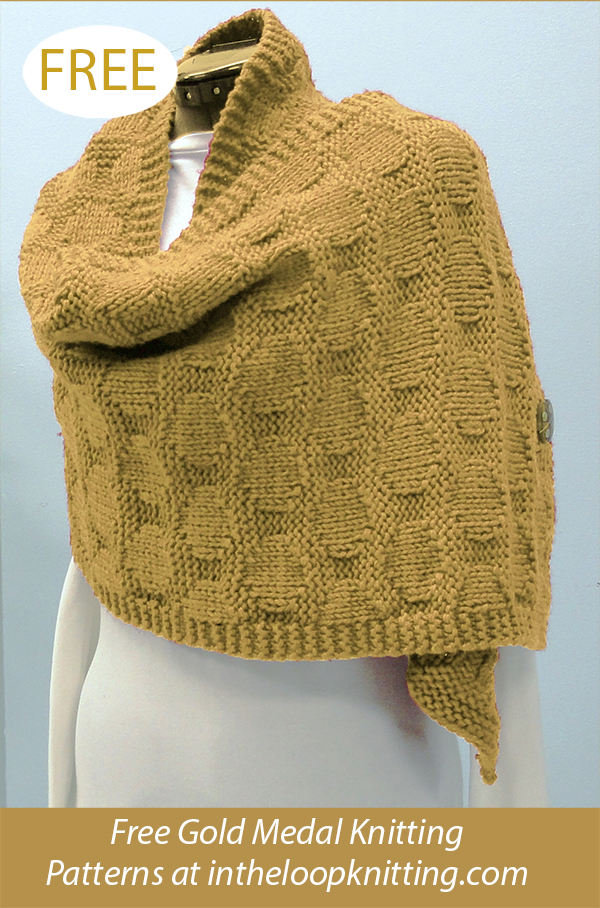 Free Polka Dots Shawl Knitting Pattern