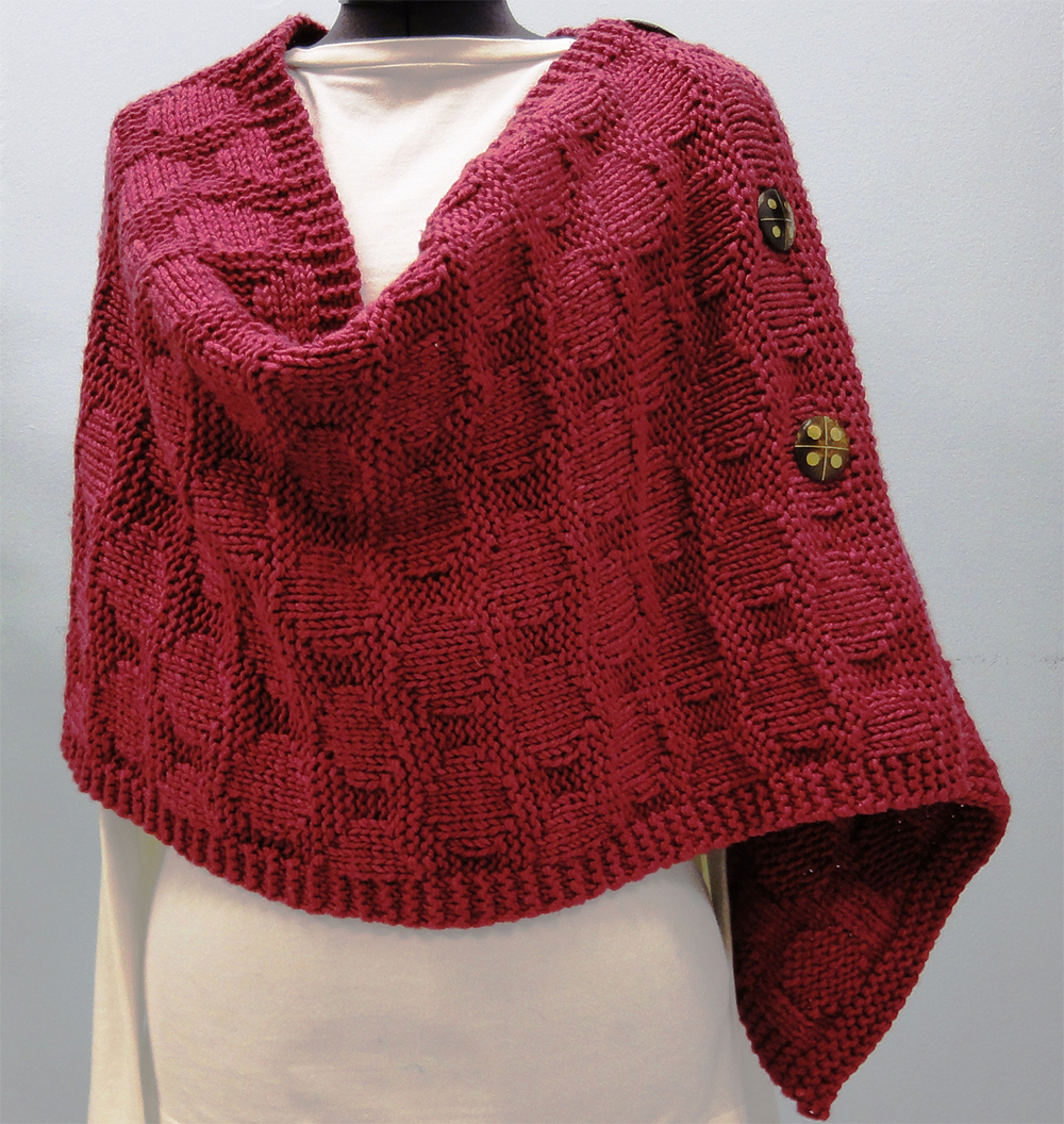 Free Polka Dots Shawl Knitting Pattern