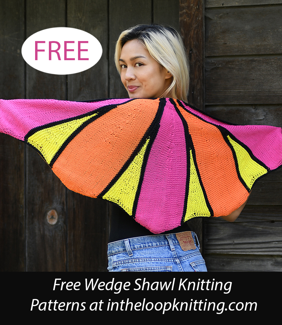 Free Pop Art Shawl Knitting Pattern