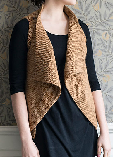 Knitting Pattern for Brooklin Vest