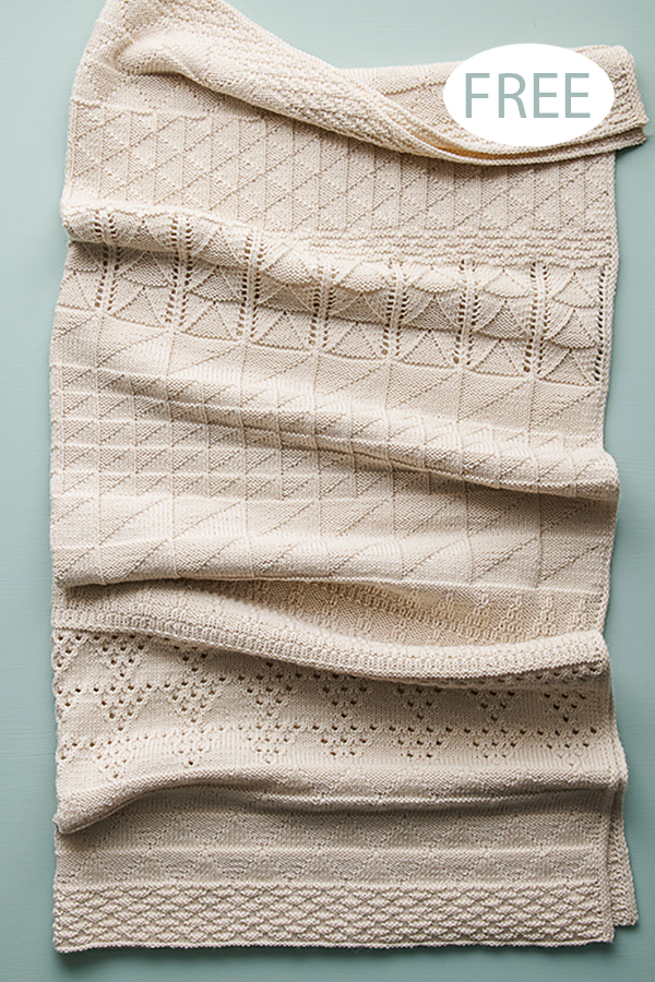 Free Porto Blanket Knitting Pattern