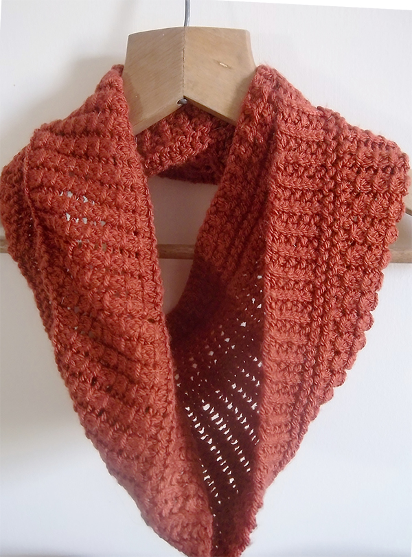 Free Knitting Pattern for One Skein Portreath Cowl