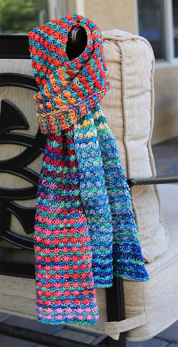 Colorful Scarf Knitting Patterns In the Loop Knitting