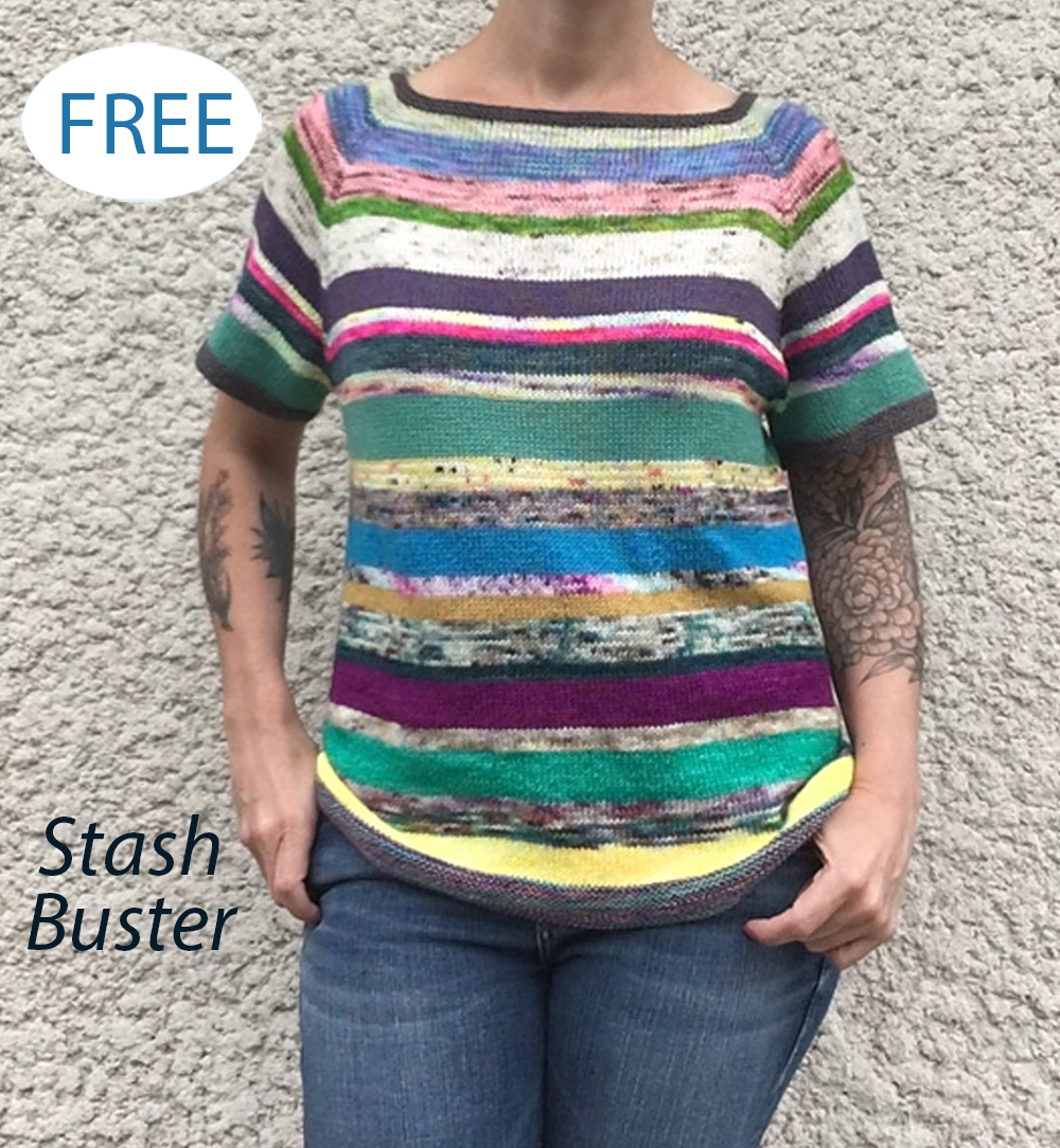 Potluck Pullover De-Stash Fashion Knitting Pattern