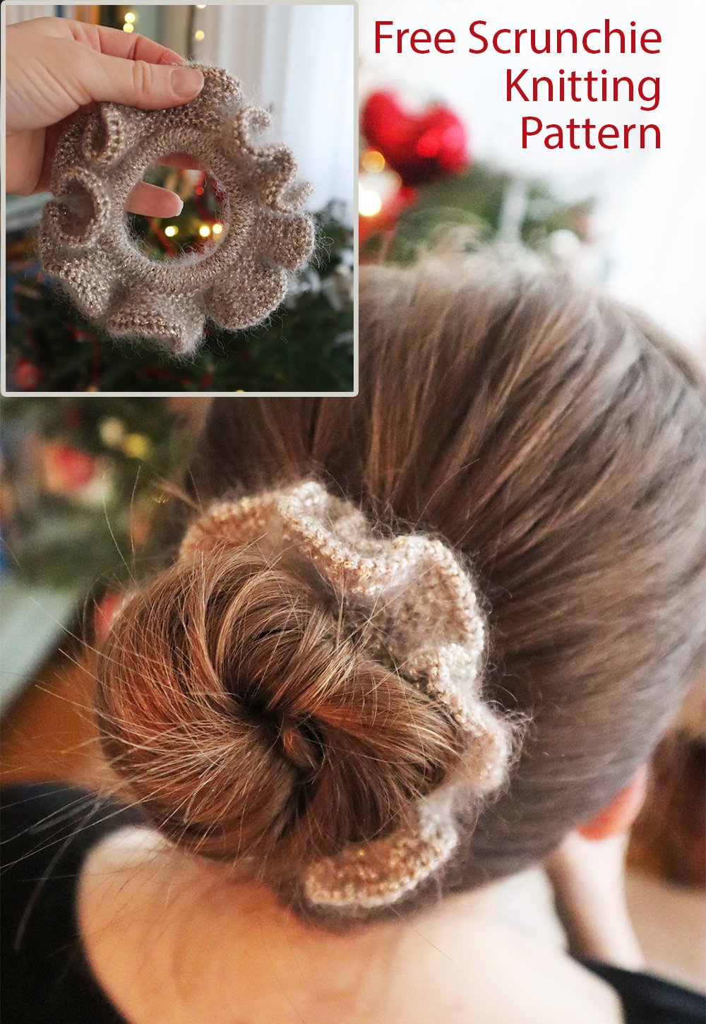 Free Praha Scrunchie Knitting Pattern