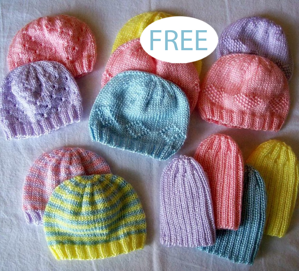 Free Preemie Hats for Charity Knitting Pattern