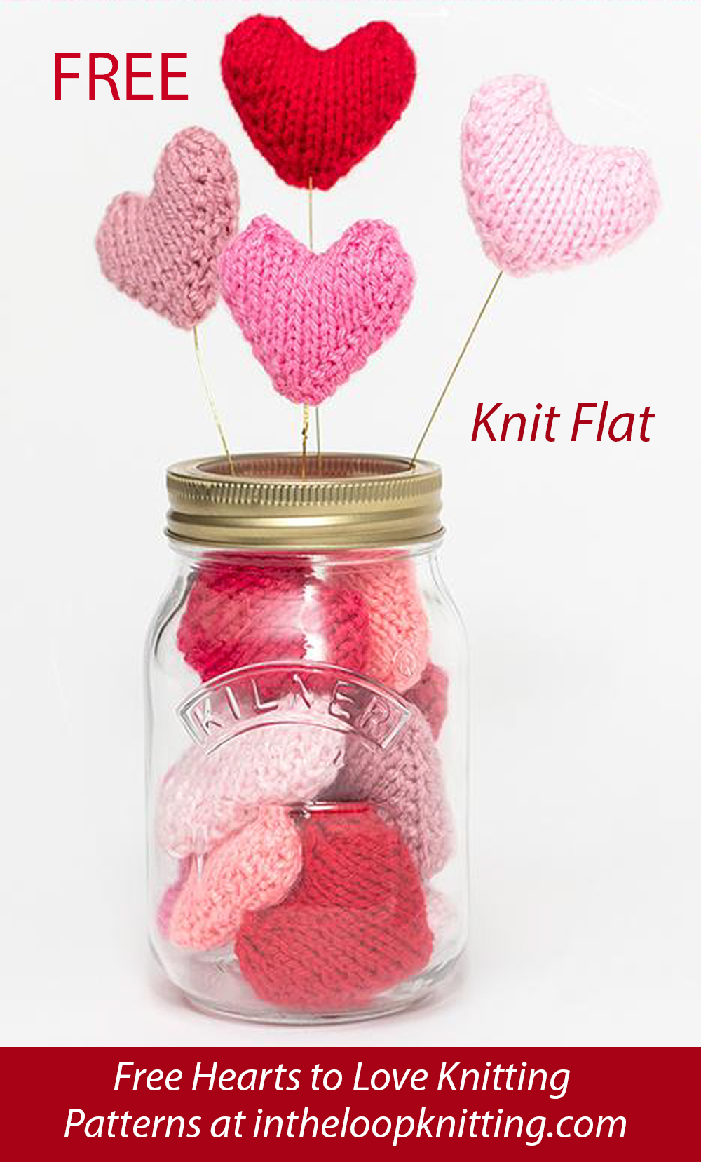 Pretty Little Hearts Free Knitting Pattern