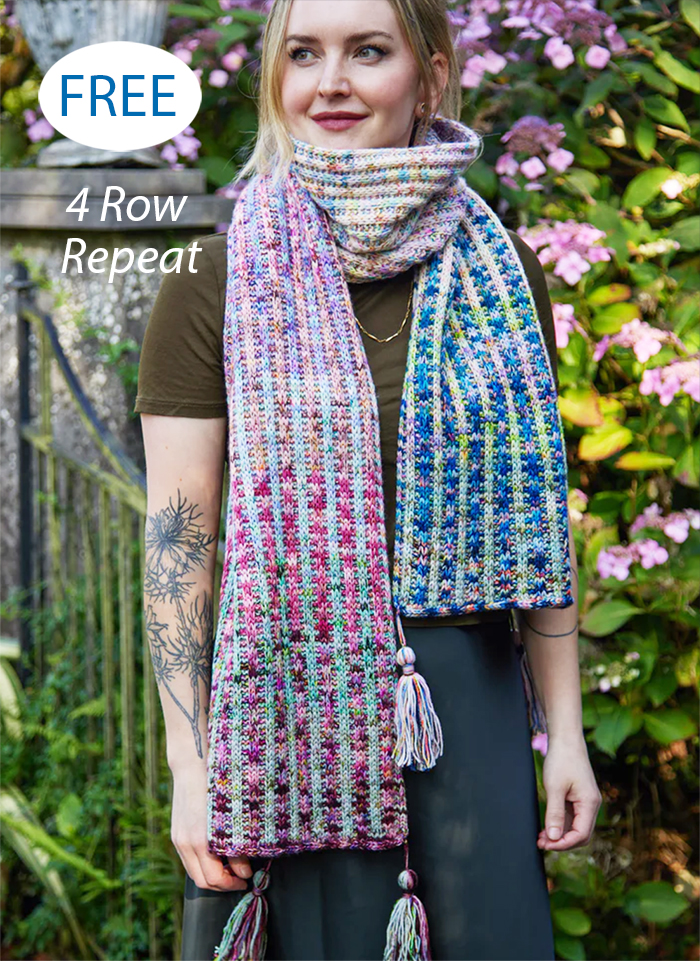 Free Pretty Please Scarf Knitting Pattern