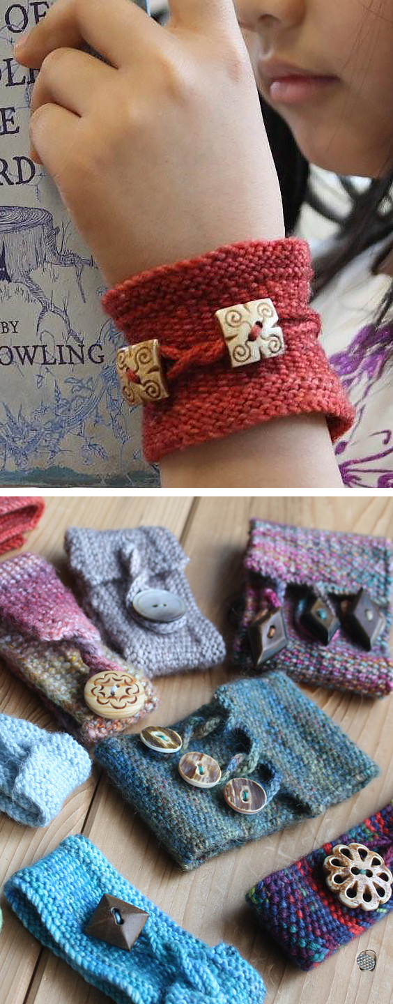 Free Knitting Pattern for Pretty Twisted Cuff