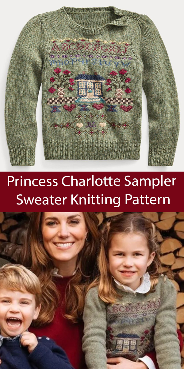Royal Knitting Pattern for Prince George / Princess Charlotte Snowflake Cardigan