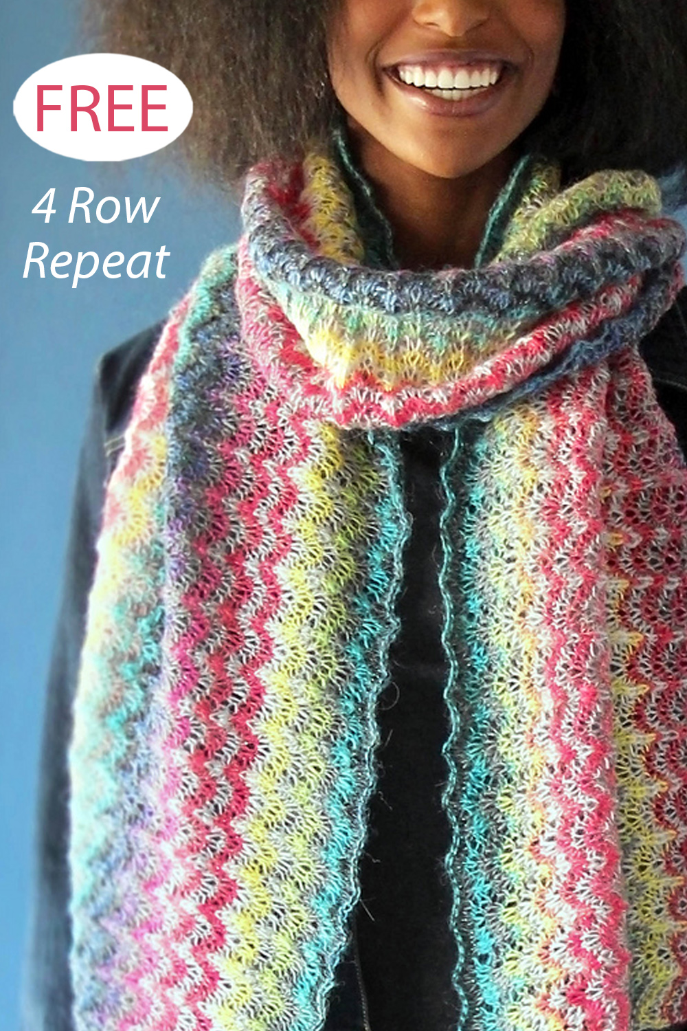 Free Prism Wrap Knitting Pattern